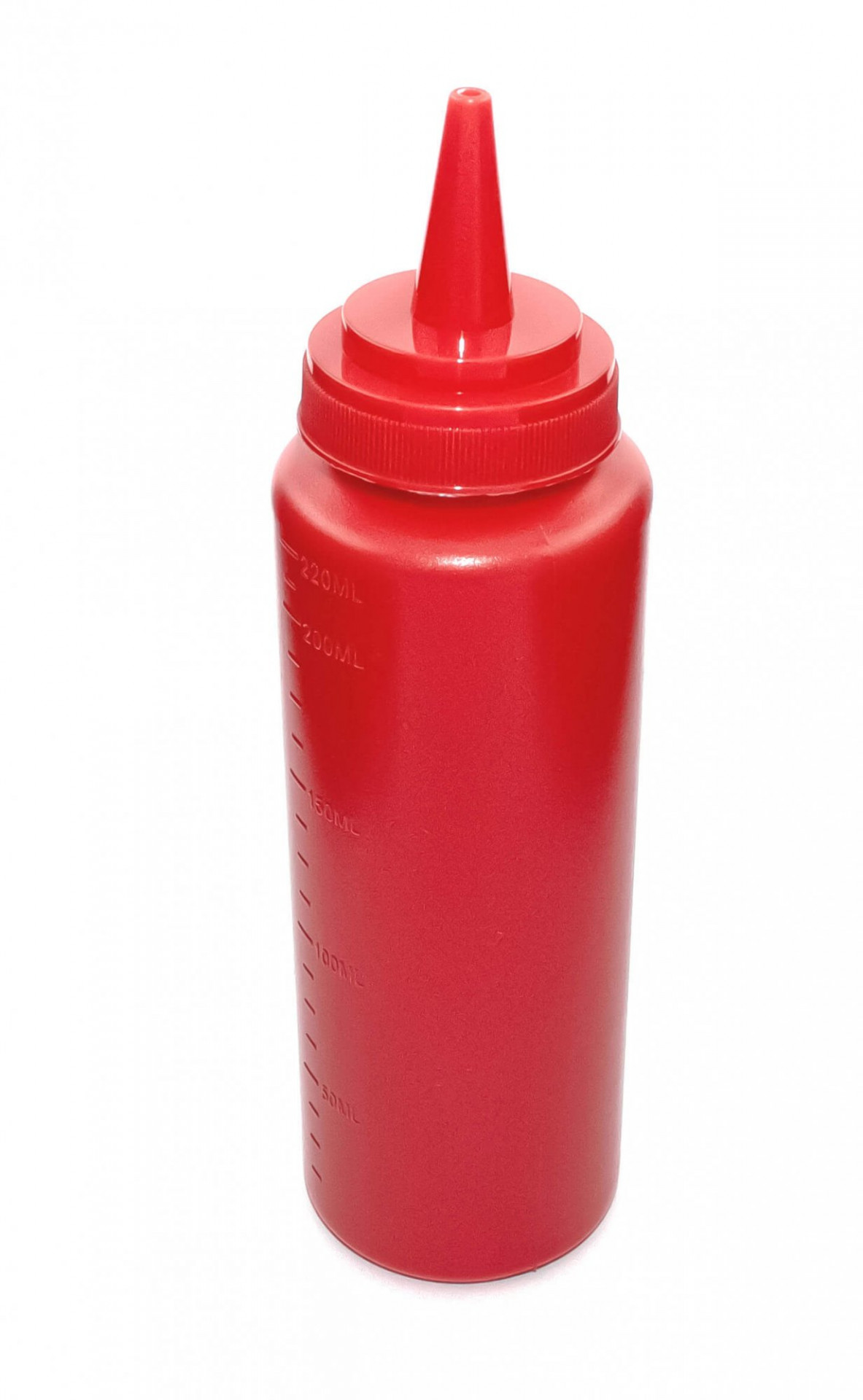 Пляшка для соусів з мірною шкалою червона 710 мл