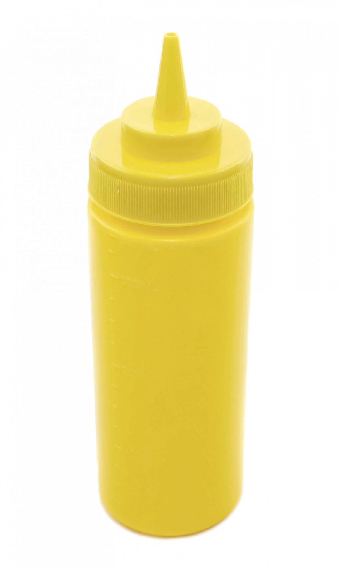 Пляшка для соусів з мірною шкалою жовта 360 мл