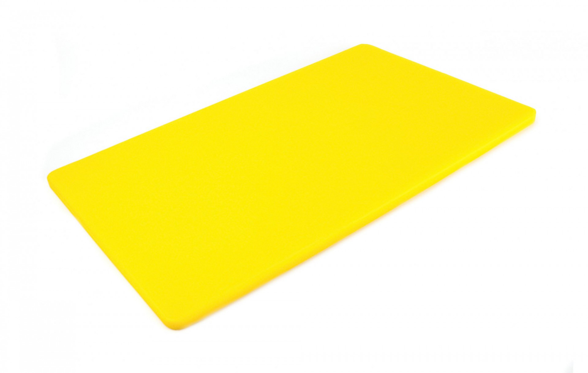 Дошка обробна двостороння LDPE 500×300×12 мм жовта