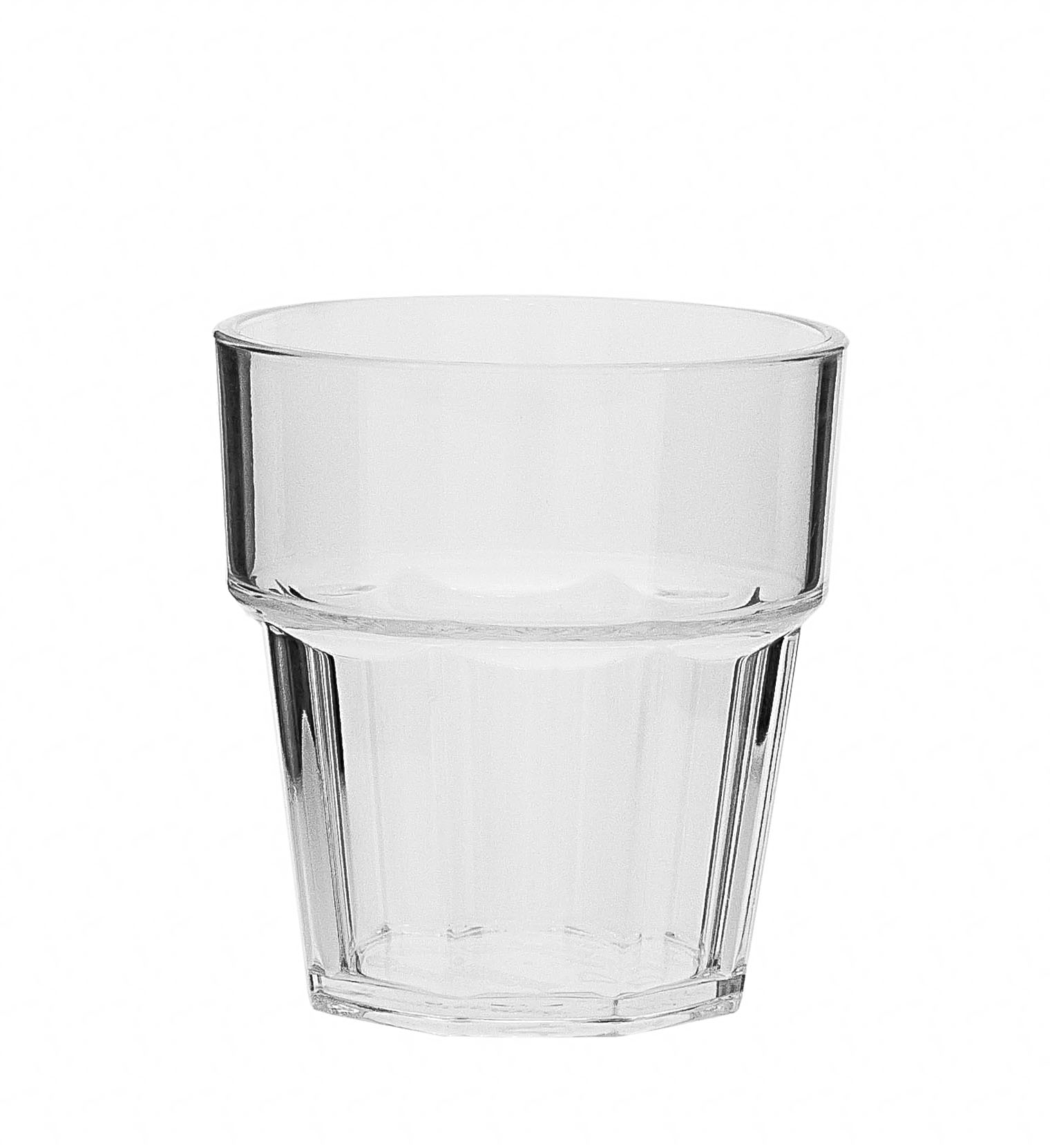 Склянка Граніт низька з полікарбонату прозора 250 мл