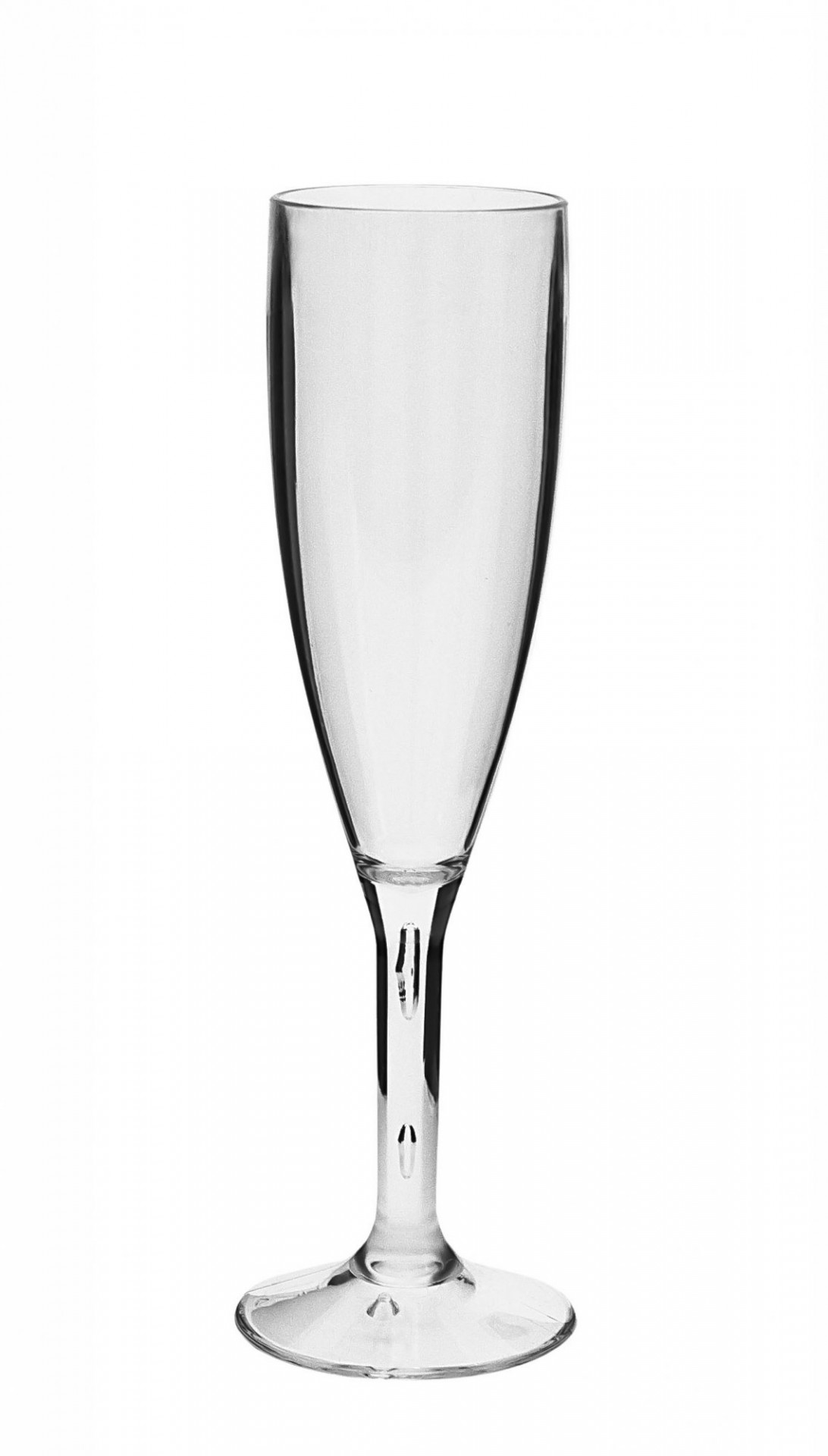 Келих для шампанського з полікарбонату прозорий 180 мл