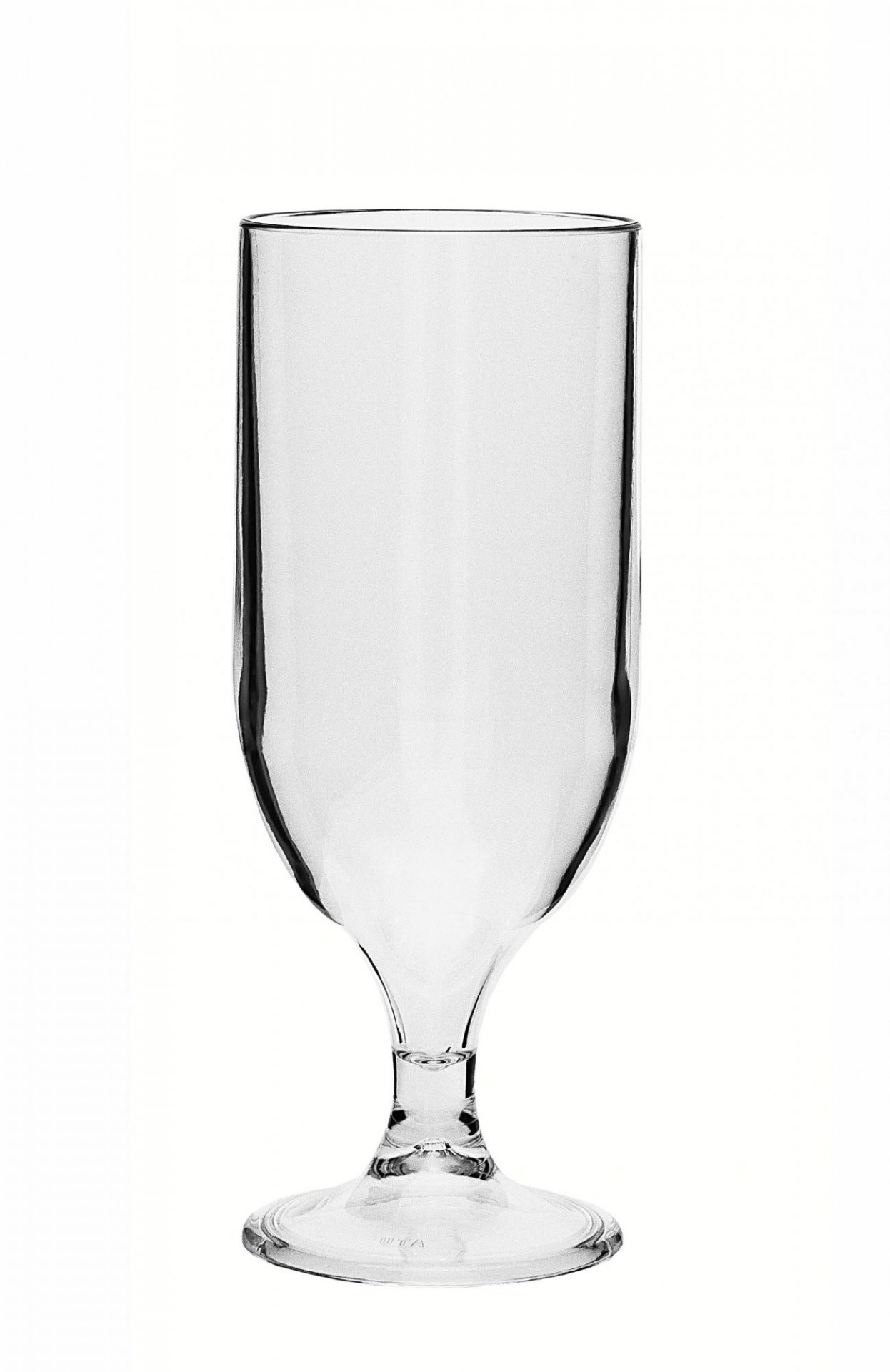 Склянка на ніжці з полікарбонату прозора 370 мл