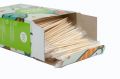 Зубочистки бамбукові з ментолом в індивідуальній целофановій упаковці 1000 шт.. Зображення №3
