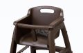 Дитячий стілець для ресторану коричневий. Зображення №3