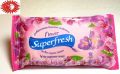 Влажные салфетки Super Fresh (Супер Фреш) Flower не содержат спирт 15 шт. Зображення №3