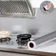 Кухонная маслостойкая фольга самоклеющаяся для кухни 60см*3м / Алюминиевая пленка для кухонных поверхностей. Изображение №7