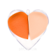 Спонж для макіяжу крапля в наборі Серце 2 штуки Puffi, Помаранчевий і персиковий. Изображение №4