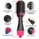 Фен Щітка гребінець 3в1 One step Hair Dryer 1000 Вт 3 режими випрямляч для укладання волосся стайлер з функцією іонізації. Изображение №23