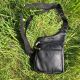 Чоловіча сумка з натуральної шкіри, тактична сумка - месенджер чорна, тактична сумка на груди. Изображение №22