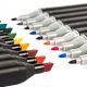 Набір маркерів для малювання Touch 120 шт./уп. двосторонні професійні фломастери для художників. Зображення №18