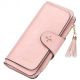 Клатч портмоне гаманець Baellerry N2341, невеликий гаманець жіночий, міні гаманець дівчині. Колір: рожевий. Зображення №7