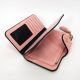 Клатч портмоне гаманець Baellerry N2341, невеликий гаманець жіночий, міні гаманець дівчині. Колір: рожевий. Зображення №10