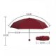 Компактна парасолька в капсулі-футлярі Червона, маленька парасолька в капсулі. Колір червоний. Зображення №8