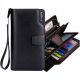 Чоловічий гаманець Baellerry Business S1063, портмоне клатч екошкіра, стильний чоловічий гаманець. Колір: чорний. Изображение №8