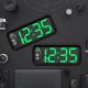 Годинник настільний DT-6508 з будильником та USB зарядкою із зеленим підсвічуванням, лід годинник настільний. Изображение №4