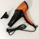 Фен GEMEI GM-1766 2.6 кВт АС, фен для голови, жіночий фен для волосся, фен сушка. Колір: помаранчевий. Изображение №5