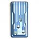 Портативний зарядний пристрій на 20000mAh, Power Bank на сонячній батареї, для планшета. Колір: синій. Изображение №5