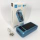 Портативний зарядний пристрій на 20000mAh, Power Bank на сонячній батареї, для планшета. Колір: синій. Изображение №8