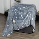Плед, що світиться в темряві, плюшеве покривало Blanket kids Magic Star 150х100 см флісова ковдра. Колір: сірий. Зображення №3
