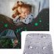 Плед, що світиться в темряві, плюшеве покривало Blanket kids Magic Star 150х100 см флісова ковдра. Колір: сірий. Изображение №6