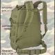 Тактичний штурмовий рюкзак на 40 л, Армійський рюкзак чоловічий великий, військовий рюкзак армійський кемпінг. Зображення №10