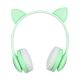 Бездротові навушники з котячими вушками та RGB підсвічуванням Cat VZV 23M. Колір: зелений. Зображення №7
