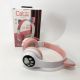 Бездротові навушники з котячими вушками та RGB підсвічуванням Cat VZV 23M. Колір: рожевий. Зображення №2