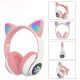 Бездротові навушники з котячими вушками та RGB підсвічуванням Cat VZV 23M. Колір: рожевий. Зображення №13