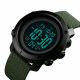 Годинник наручний чоловічий SKMEI 1426AGBK ARMY GREEN-BLACK, годинник наручний чоловічий. Колір: зелений. Изображение №3