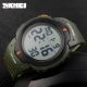 Годинник наручний чоловічий SKMEI 1068AG, армійський годинник протиударний. Колір: зелений. Изображение №5