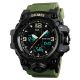 Годинник наручний чоловічий SKMEI 1155BAG, годинник тактичний протиударний, армійський годинник. Колір: зелений. Изображение №2