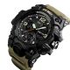 Годинник наручний чоловічий SKMEI 1155BKH KHAKI, водостійкий тактичний годинник, армійський годинник. Колір: хакі. Зображення №4