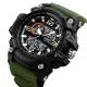 Годинник наручний чоловічий SKMEI 1283AG ARMY GREEN, армійський годинник протиударний. Колір: зелений. Зображення №3