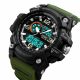 Годинник наручний чоловічий SKMEI 1283AG ARMY GREEN, армійський годинник протиударний. Колір: зелений. Изображение №4