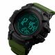 Годинник наручний чоловічий SKMEI 1356AG ARMY GREEN, армійський годинник протиударний. Колір: зелений. Изображение №4