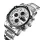 Годинник наручний чоловічий SKMEI 1389SI SILVER, брендовий чоловічий годинник. Колір: срібний. Зображення №3