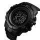 Годинник наручний чоловічий SKMEI 1475BK BLACK, військовий тактичний годинник. Колір: чорний. Изображение №4