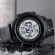 Годинник наручний чоловічий SKMEI 1508BKWT BLACK, годинник наручний електронний тактичний. Колір: чорний. Изображение №2