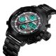 Годинник наручний чоловічий SKMEI 1515BK BLACK, годинник наручний електронний тактичний. Колір: чорний. Изображение №5