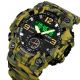 Годинник наручний чоловічий SKMEI 1965CMGN CAMO GREEN, військовий чоловічий наручний годинник зелений. Колір: камуфляж. Зображення №3