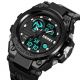 Годинник наручний чоловічий SKMEI 2031BK BLACK, чоловічий тактичний годинник, протиударний годинник. Колір: чорний. Изображение №3
