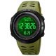 Годинник наручний чоловічий SKMEI 2070AG ARMY GREEN, армійський годинник протиударний. Колір: зелений. Зображення №2