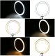 Кольцевая светодиодная Led лампа для блогера селфи фотографа визажиста D 26 см Ring. Зображення №3
