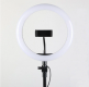 Кольцевая светодиодная Led лампа для блогера селфи фотографа визажиста D 26 см Ring. Зображення №4