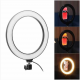 Кольцевая светодиодная Led лампа для блогера селфи фотографа визажиста D 26 см Ring. Зображення №8