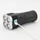 Портативный точечный ручной фонарь BL-X508, прожекторный, водонепроницаемый, с USB, 1200 мАч, черный. Зображення №2