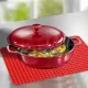 Коврик для выпечки PYRAMID PAN Fat-Reduction Silicone Cooking Mat (16,25х11,5 см, силиконовый)grill. Зображення №5