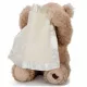 Детская интерактивная плюшевая игрушка для малыша на английском Мишка Пикабу Peekaboo Bear Brown 30 см Коричне. Изображение №3