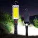 Фонарь ручной подвесной на аккумуляторе с крючком ZJ-8859-В фонарик с магнитным основанием. Изображение №9
