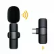 Портативный беспроводной петличный микрофон AND-1 Type-C, Black. Изображение №3